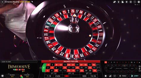 immersive roulette live casino/